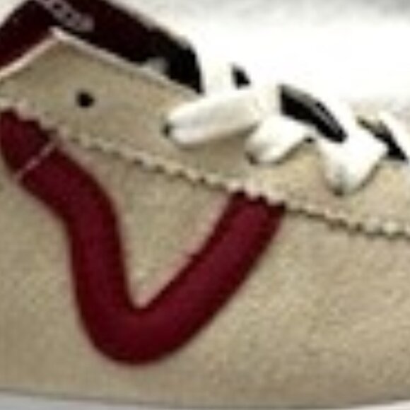 Vans suede and leather low top lace-up sneaker NWOT Size 8 - Picture 4 of 10